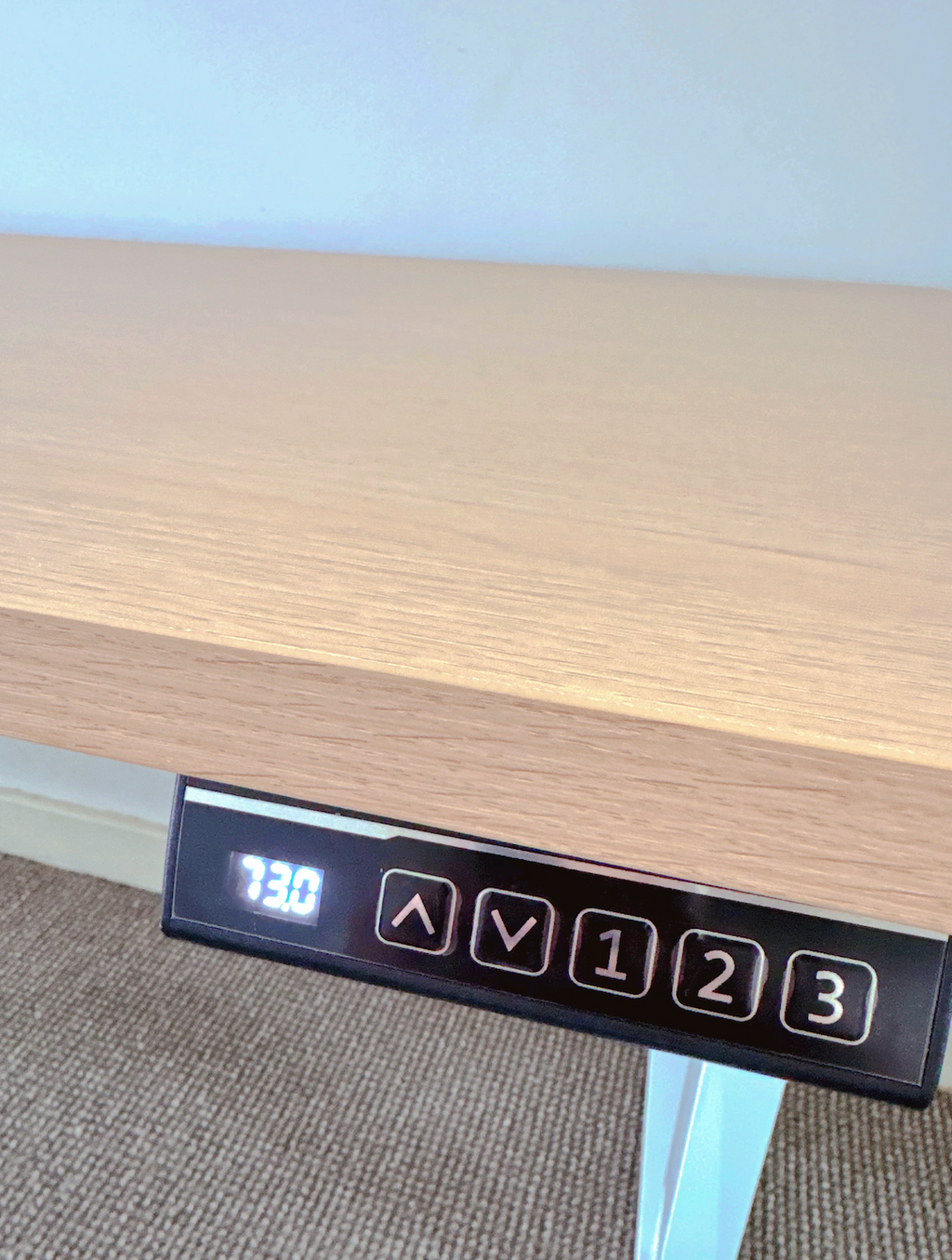 Electric Height-Adjustable Standing Desk with 3 Memory Presets