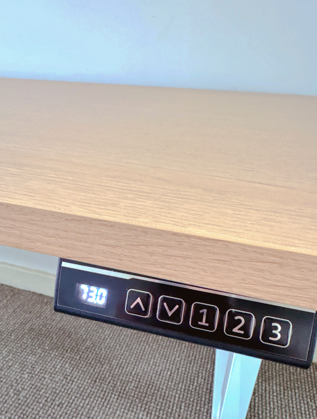 Electric Height-Adjustable Standing Desk with 3 Memory Presets
