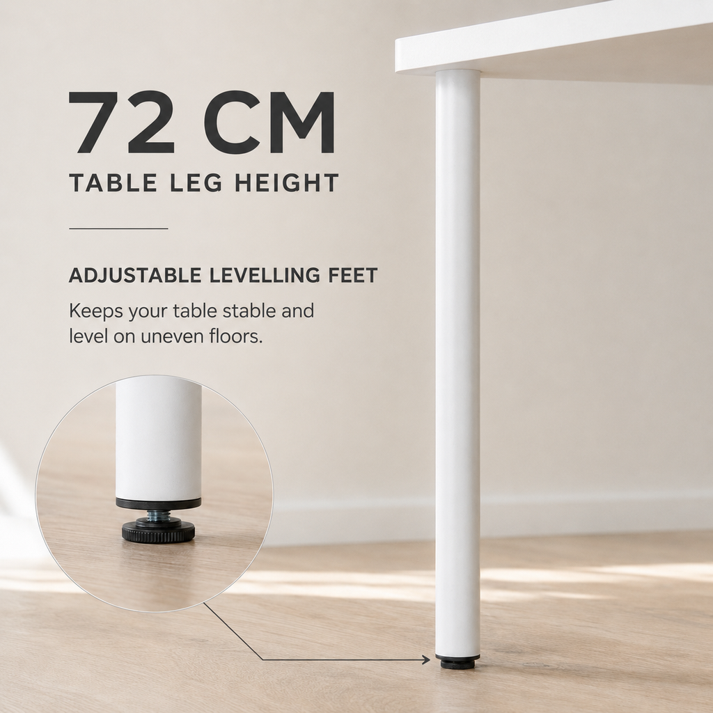 Modern Office Desk with Adjustable Feet in Melbourne