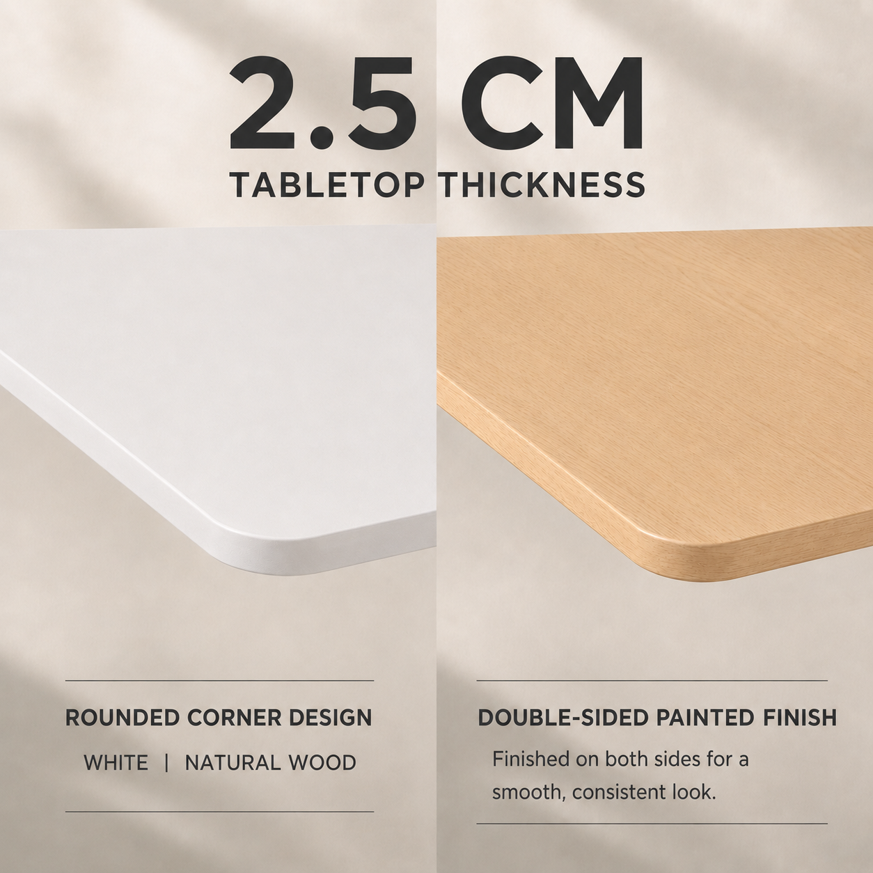 Modern Office Desk with Adjustable Feet in Melbourne